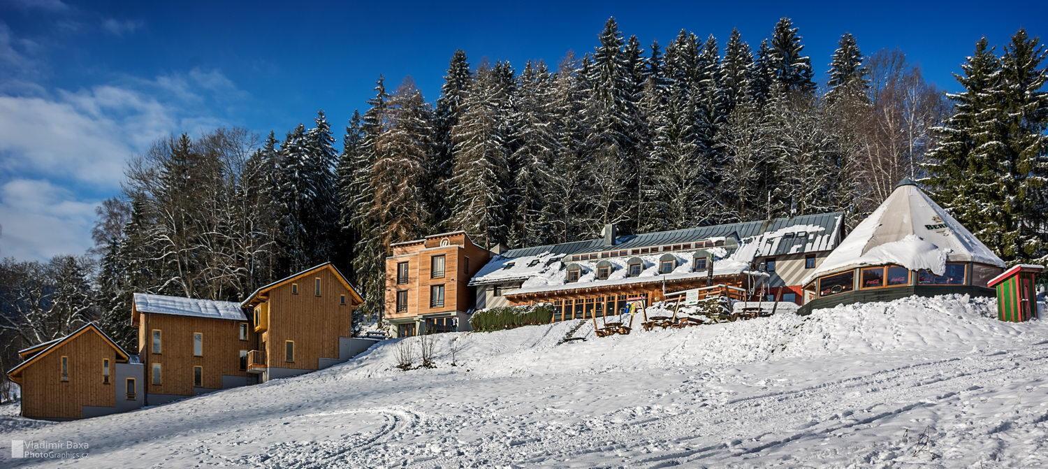 Hotel Modrin Pec pod Snezkou Bagian luar foto